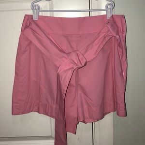 J crew pink bow tie shorts